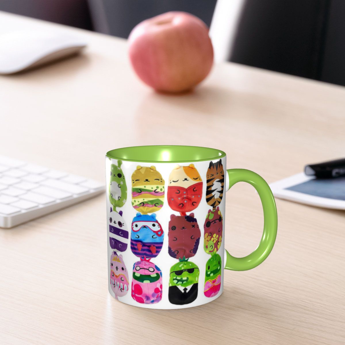 Coffee Vs Tea - أكواب قهوة سيراميك مضحكة بتصميم 