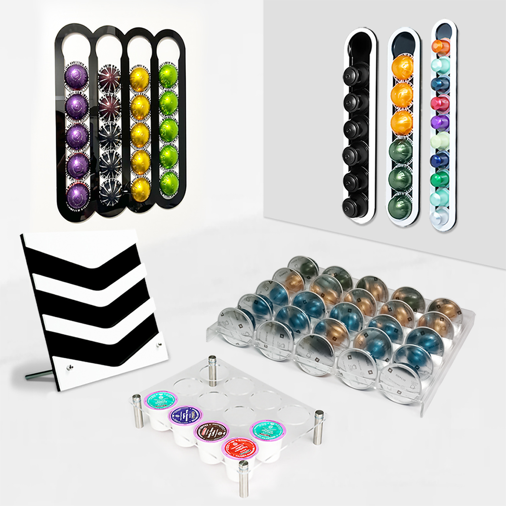 Coffee Capsule Holder - حامل كبسولات القهوة متعدد الأنواع، درج