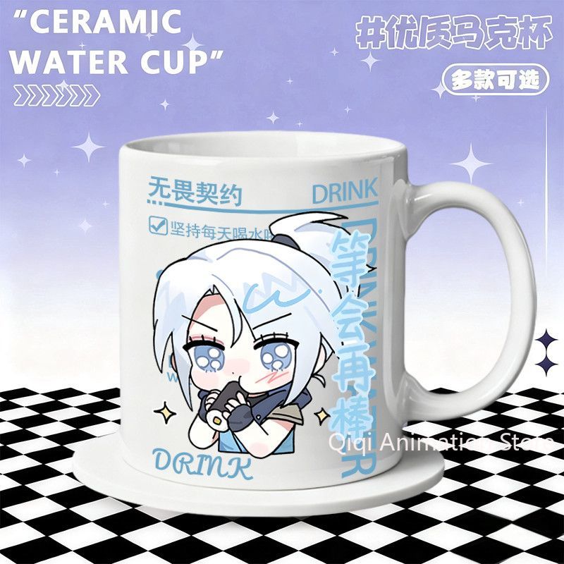 Coffee Tea Cup - كوب سيراميك، إكسسوارات منزلية، أكواب أنمي