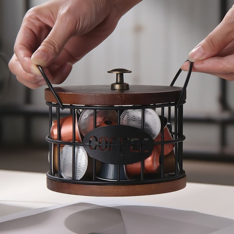Coffee Capsule Holder - سلة تخزين القهوة، رف تخزين كبسولات