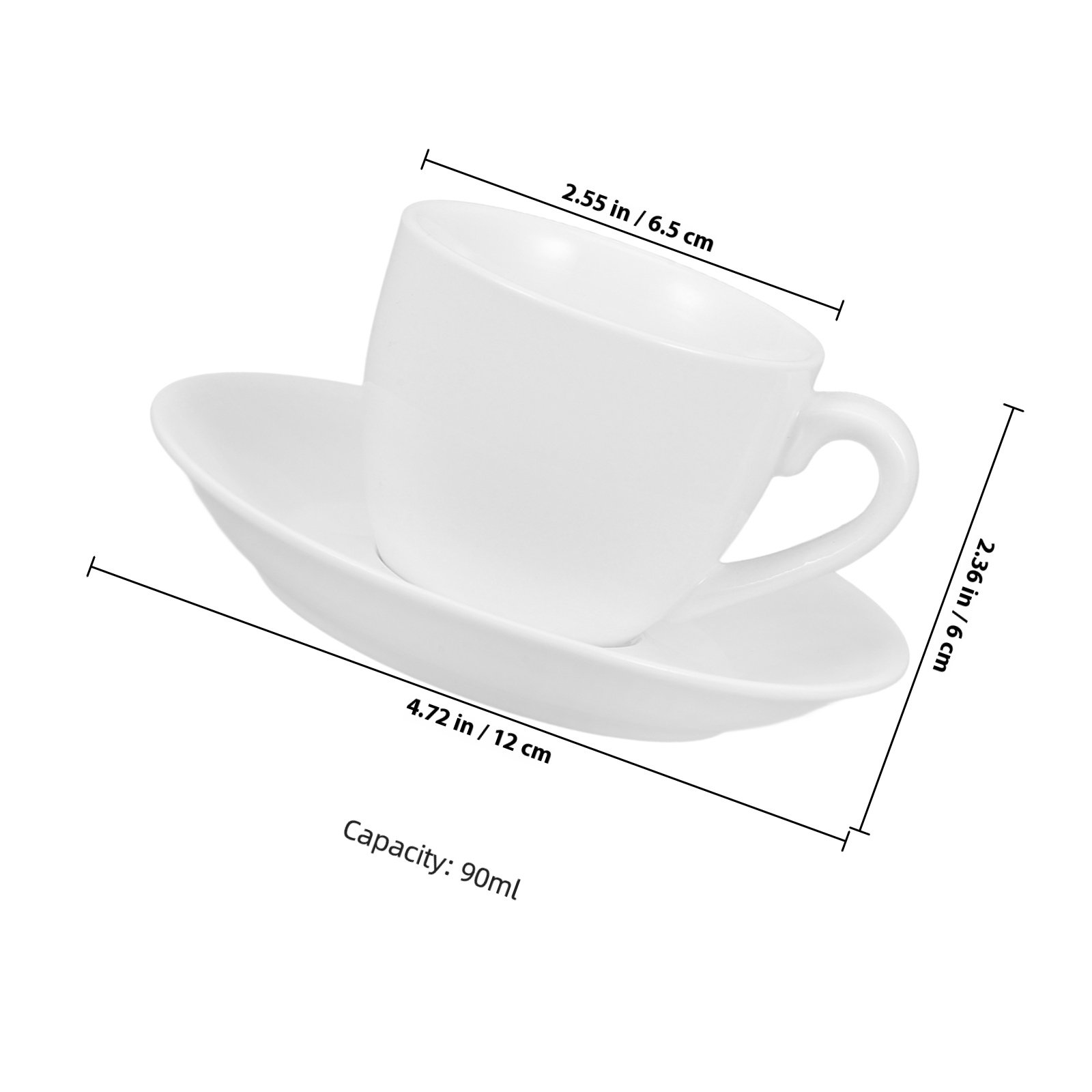 طقم أكواب شاي سيراميك مع صحون، - مراجعة Coffee Tea Set وسعره