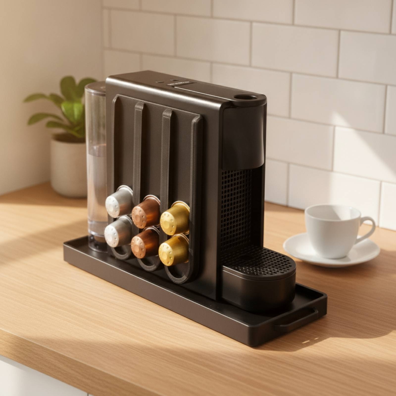 حامل كبسولات القهوة بتصميم بسي - مراجعة Coffee Capsule Holder وسعره