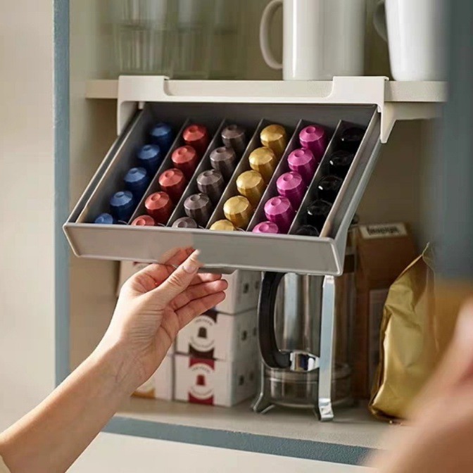 حامل كبسولات القهوة، رف تخزين  - مراجعة Coffee Capsule Holder وسعره