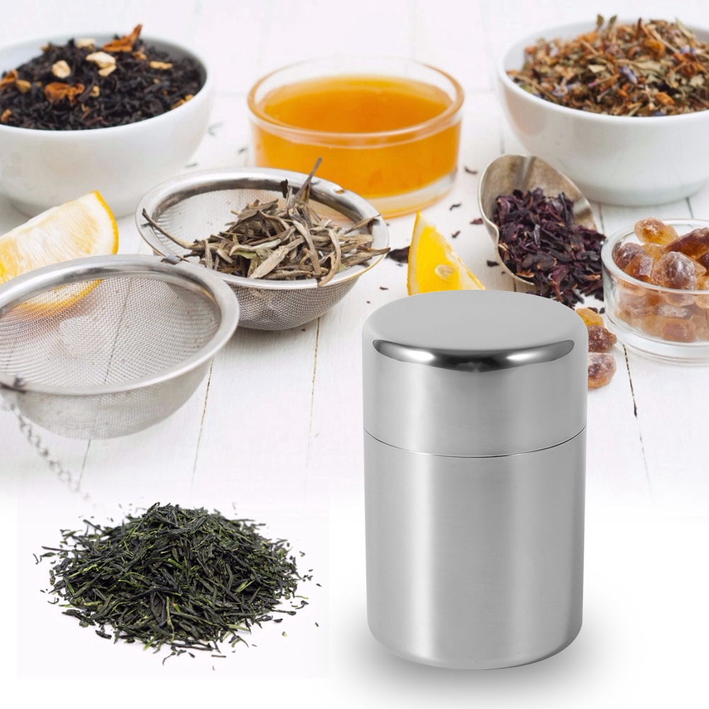 علب شاي من الفولاذ المقاوم للص - مراجعة Coffee Tea Sugar Canisters وسعره