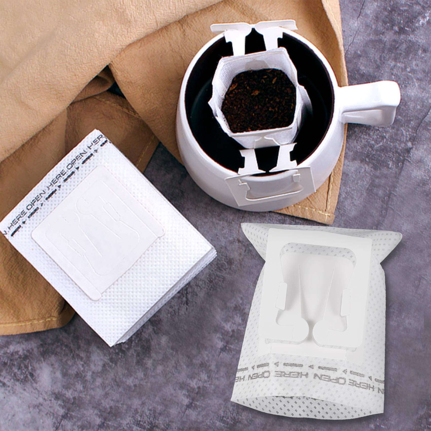 ٥٠ قطعة / عبوة أكياس فلاتر قهو - مراجعة Coffee Tea & Espresso Appliances وسعره