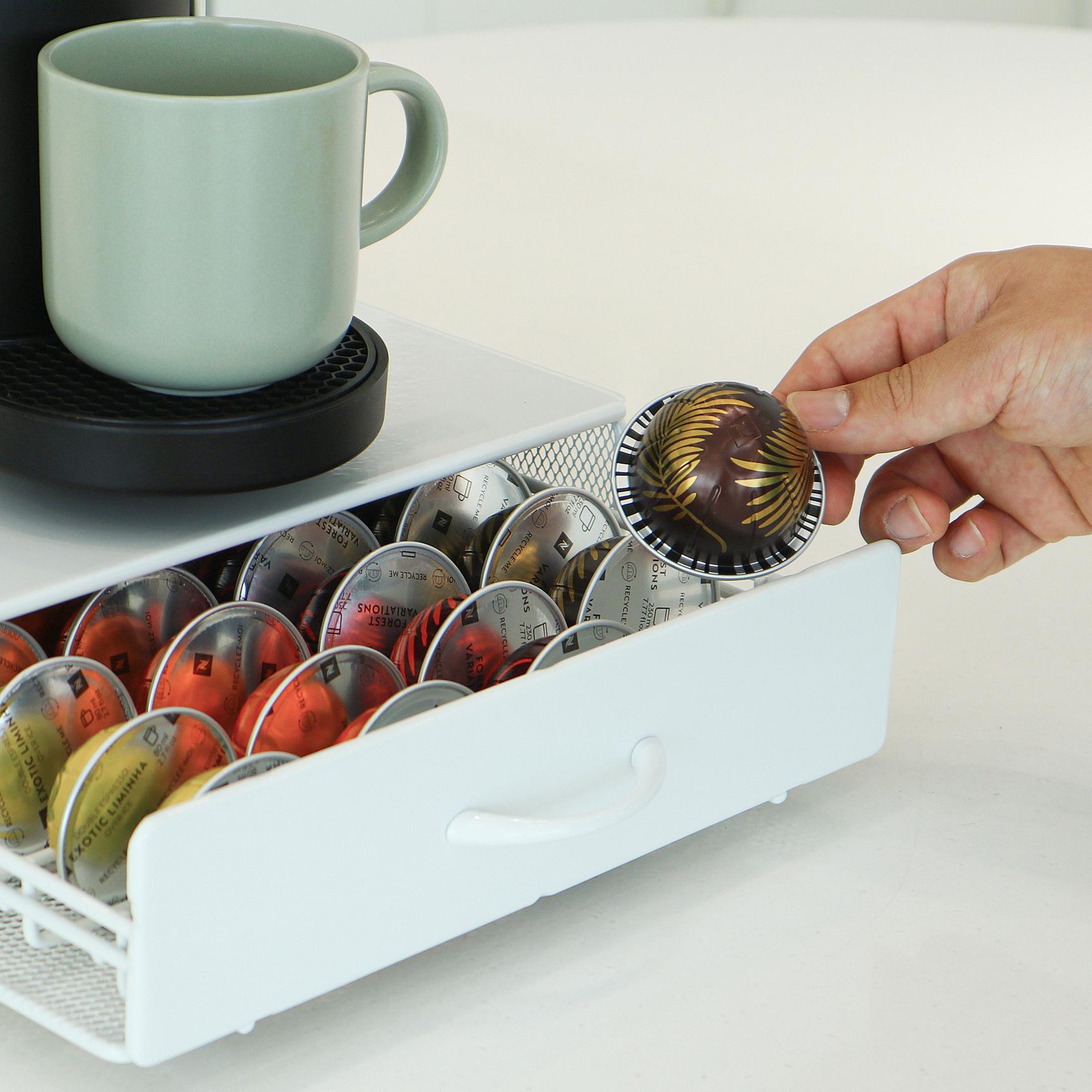 حامل كبسولات القهوة، رف تخزين  - مراجعة Coffee Capsule Holder وسعره