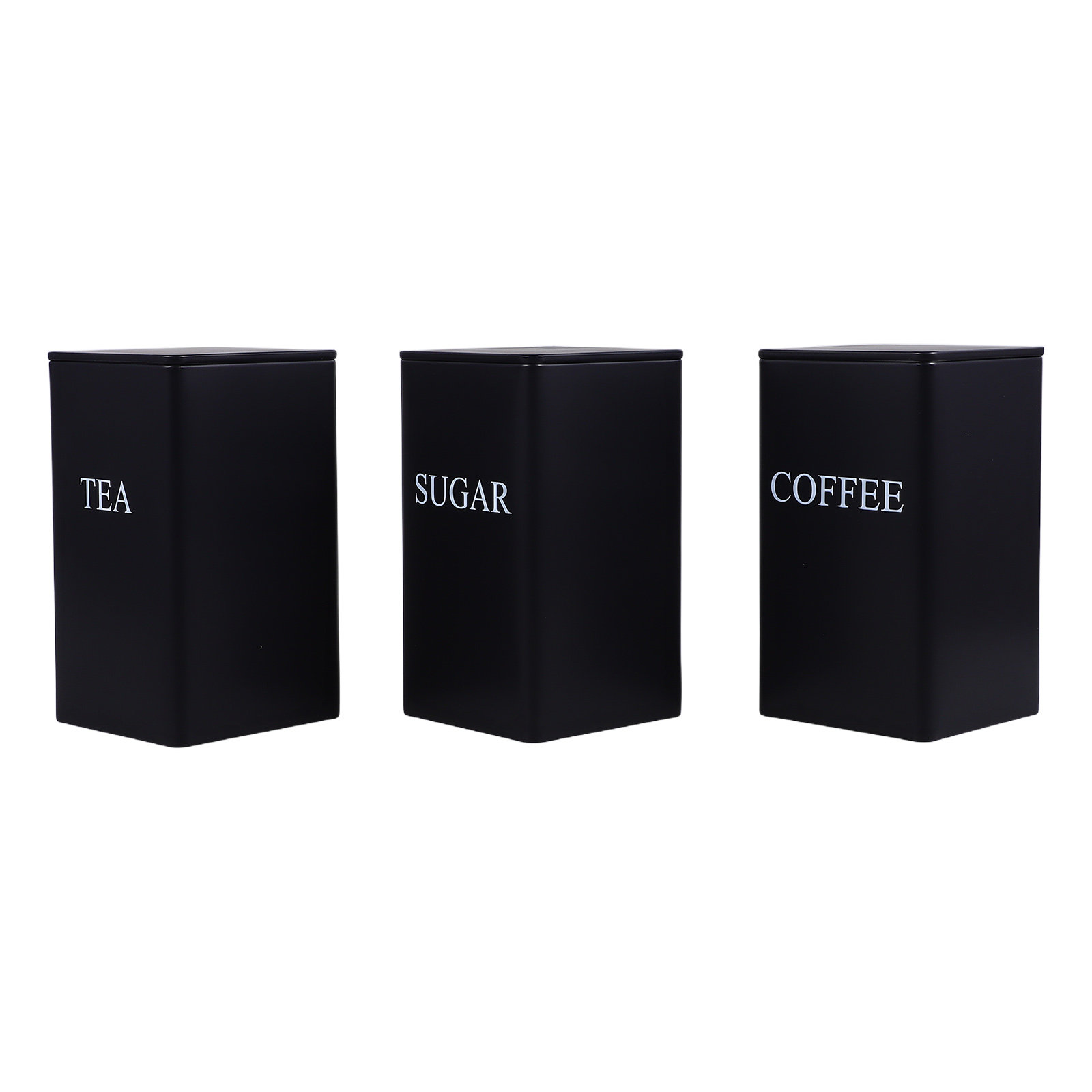 3 قطع من علب تخزين المطبخ المع - مراجعة Coffee Tea And Sugar Canisters وسعره
