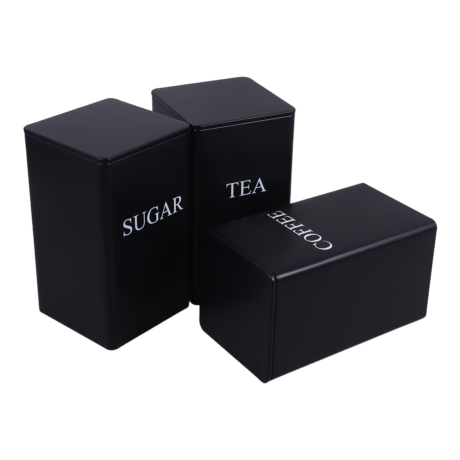 3 قطع من علب تخزين المطبخ المع - مراجعة Coffee Tea And Sugar Canisters وسعره