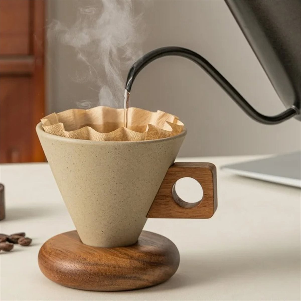 طقم فنجان قهوة سيراميك مع ملعق - مراجعة Coffee Tea & Espresso Appliances وسعره