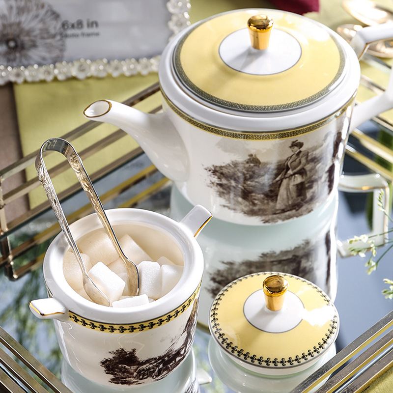 طقم شاي Hxl لوقت الظهيرة، طقم  - مراجعة Coffee Tea Set وسعره