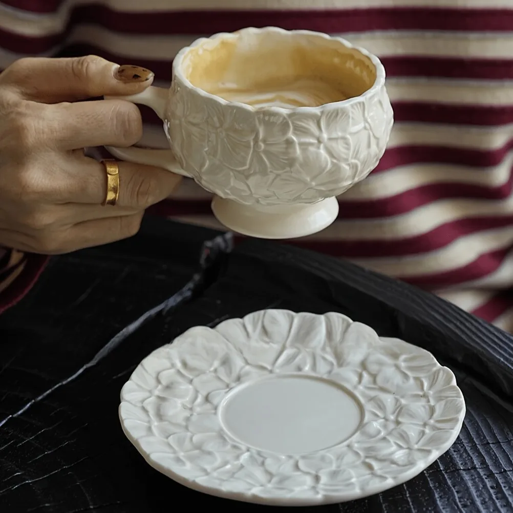طقم أكواب قهوة فرنسية بتصميم ك - مراجعة Coffee Tea Flower وسعره