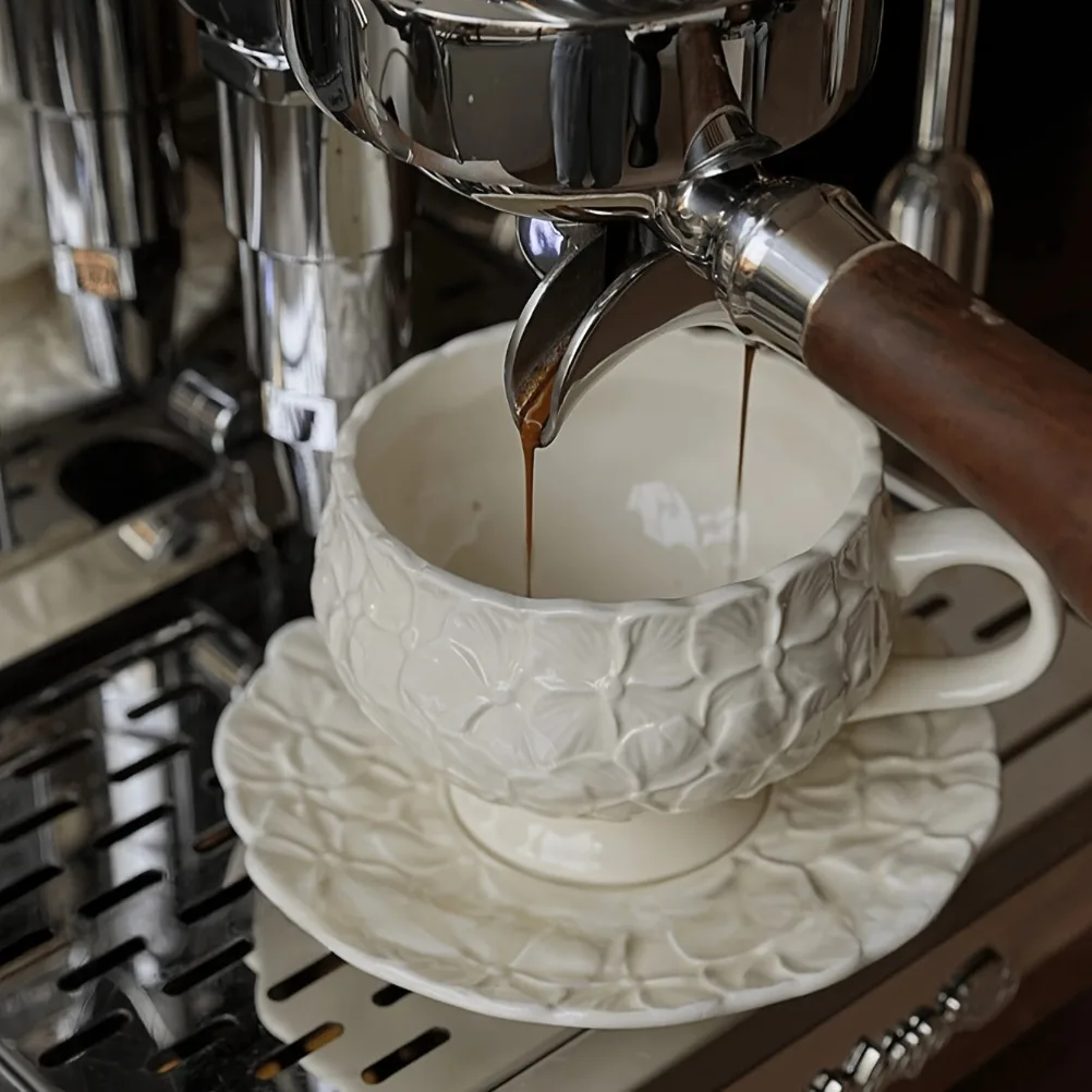 طقم أكواب قهوة فرنسية بتصميم ك - مراجعة Coffee Tea Flower وسعره