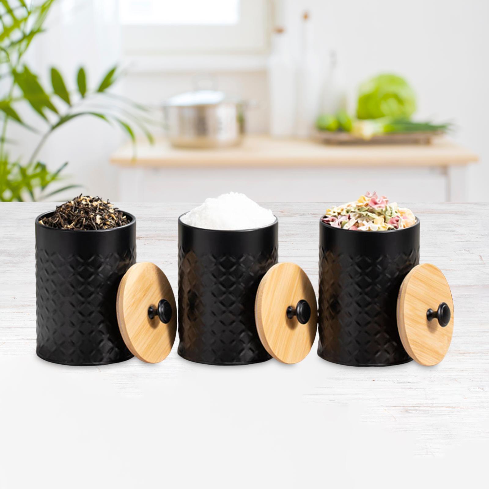 مجموعة من 3 عبوات للشاي والقهو - مراجعة Coffee Tea Sugar Container Set وسعره