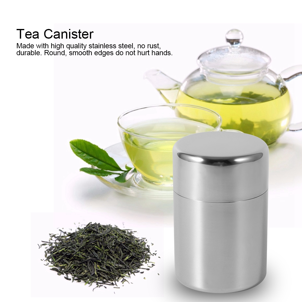 علبة أوراق الشاي من الفولاذ ال - مراجعة Coffee Tea Sugar Container Set وسعره