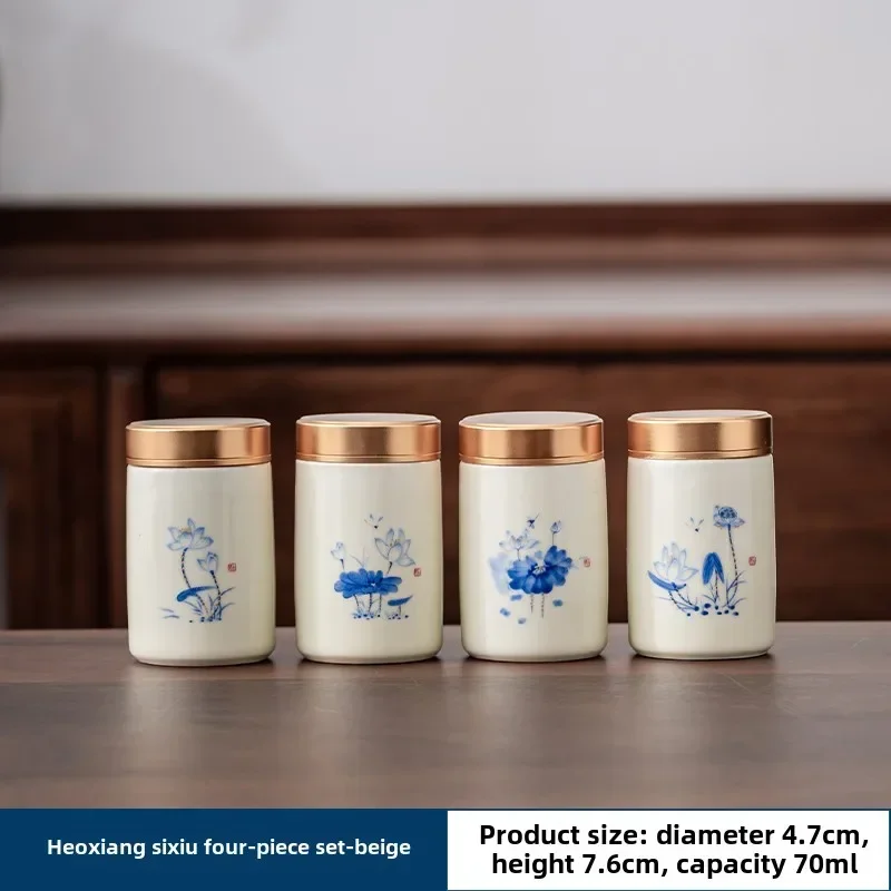 4 قطعة/الوحدة بوتيك السيراميك  - مراجعة Coffee Tea And Sugar Canisters وسعره