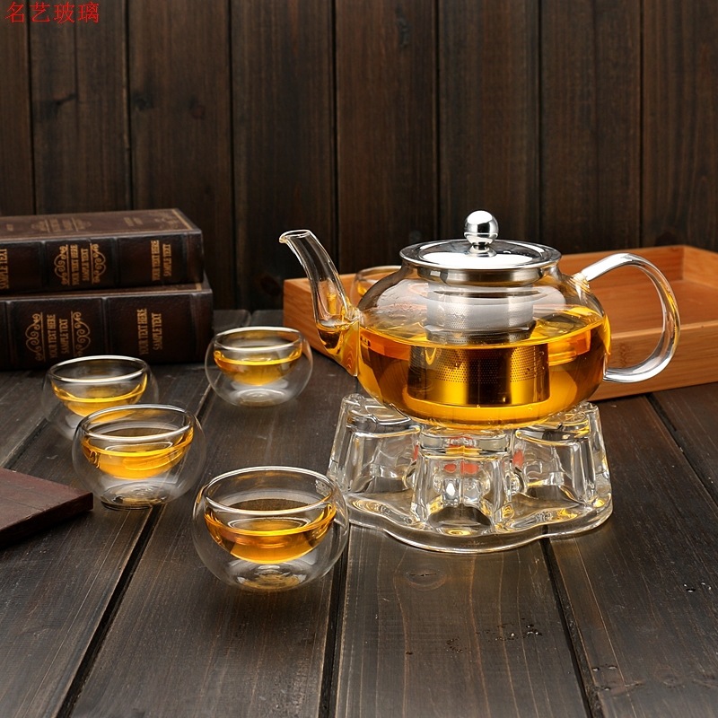 600/800 مللي إبريق شاي زجاجي م - مراجعة Coffee Tea Flower وسعره