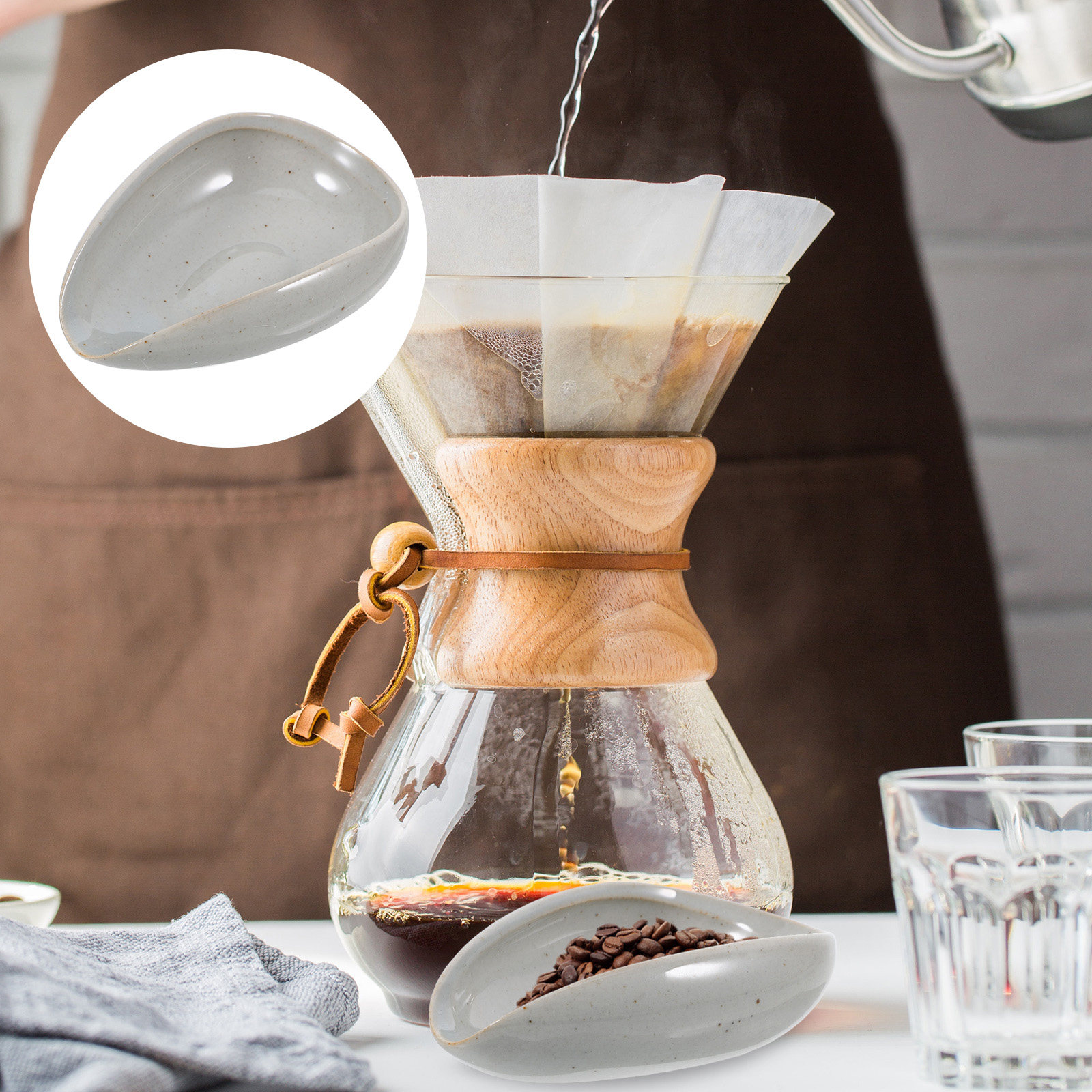 صينية سيراميك لحبوب القهوة، كو - مراجعة Coffee Tea Bean Leaf وسعره