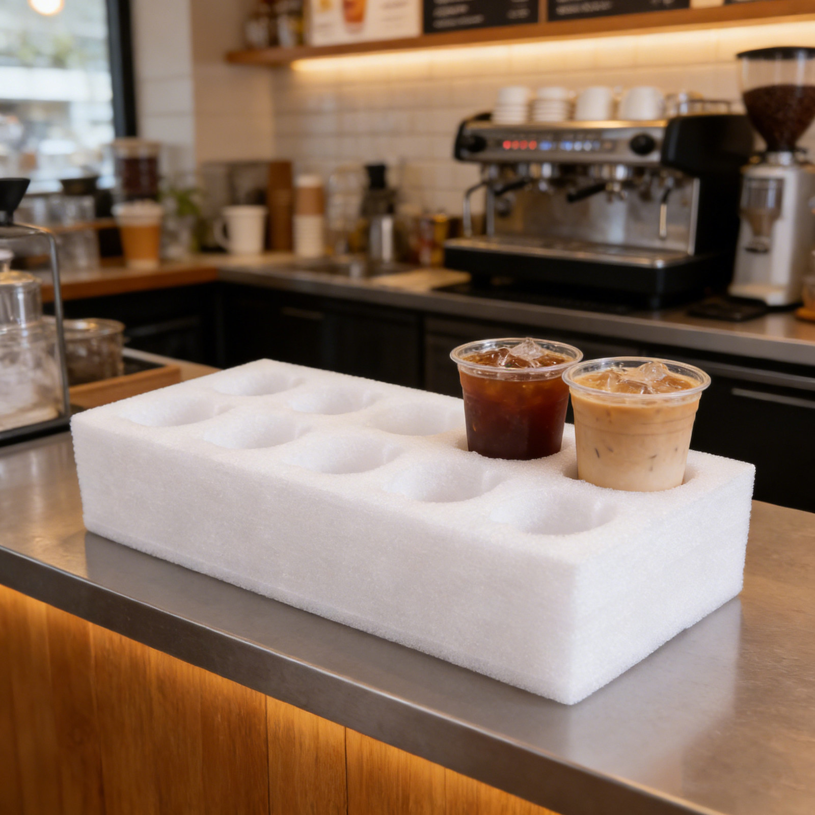 صينية حامل أكواب متعددة الفتحا - مراجعة Coffee Tea Cup وسعره