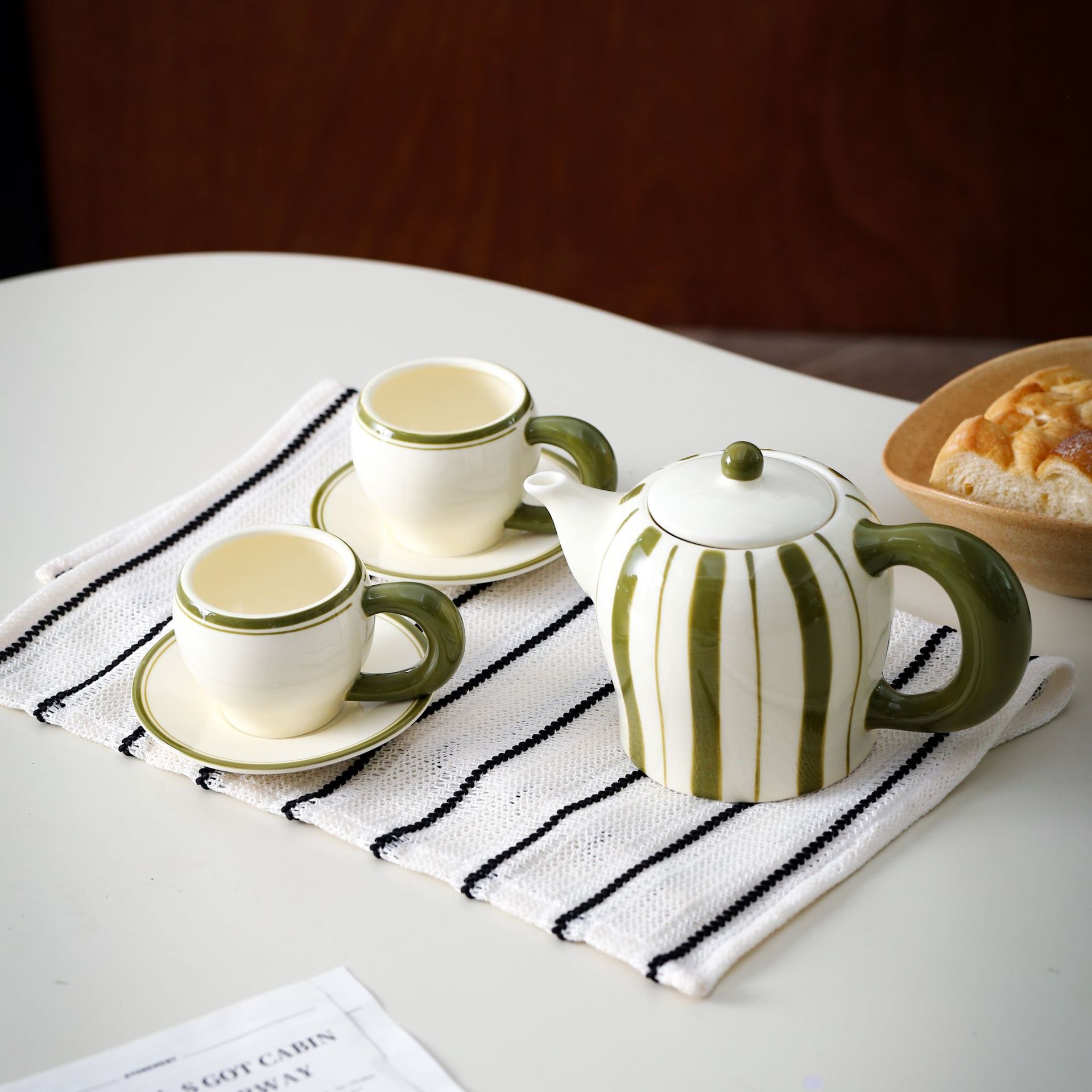طقم فنجان قهوة وصحن سيراميك عت - مراجعة Coffee Tea Set وسعره