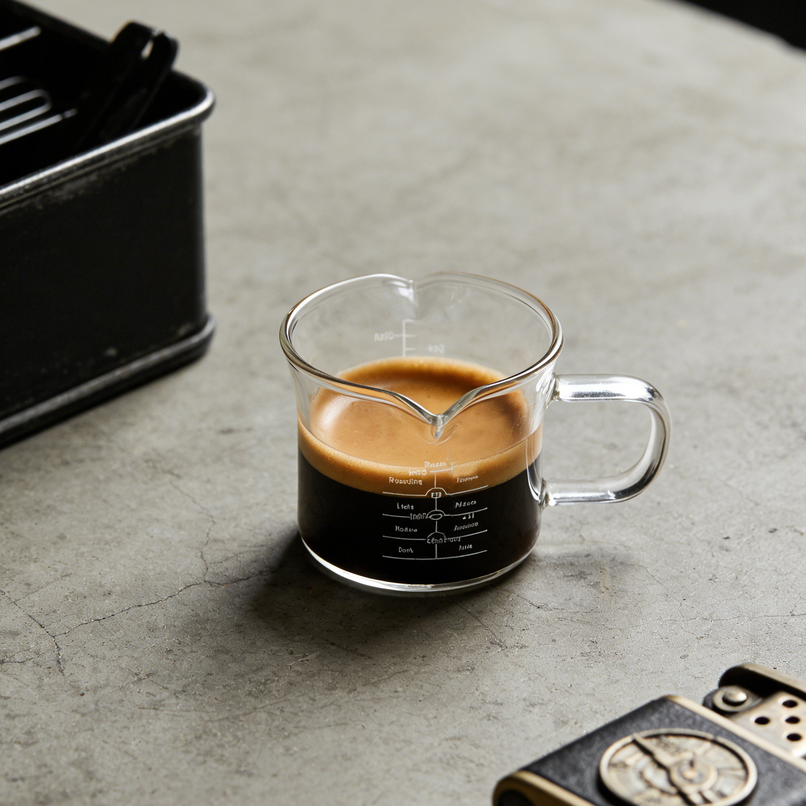 كوب قياس زجاجي مزدوج الفوهة سع - مراجعة Coffee Tea Cup وسعره